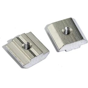 50pcs T Slide Hammer Nut Block Square Nut M3 M4 M5 M6 M8 2020 Aluminum Profile Channel Galvanized Sheet Accessories(20S-M5) in Kuwait