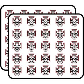 Maltese Cross Skull Vinyl Stickers 1" Each 50 Pack Stickers Durable and Waterproof for Laptops, Cars, Phones in Kuwait