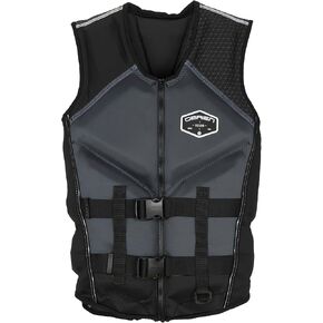 O'Brien Men's Recon US Coast Guard Approved Level 70 Buoyancy for Waterskiing, Wakeboarding, Surfing and Boating, Red, Large in Kuwait