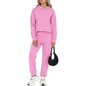 ETCYY NEW Hoodie Sets for Women 2 Piece Lounge Set Fall Outfits Clothes Oversized Sweatshirt Baggy Sweatpants in Kuwait