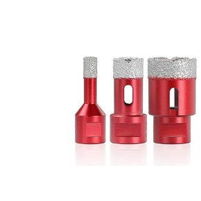 فتحة فتحة ثقب Brazed Hole M14 Brith Core Prill for Angle Grinder Drilling 6-80mm Diamond Hole Saw 4pcs (Color: 4pcs set 6-12mm) in Kuwait