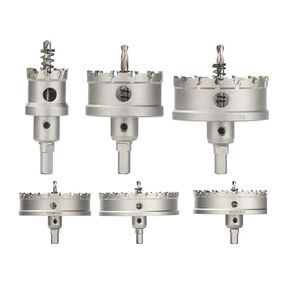 مثقاب 5A ثقب كربيد ، رأى 12-120 مم مجموعة بتات بت من المنشار للسبائك المعدنية من الفولاذ المقاوم للصدأ حفر 1pcs (الحجم: 52 مم) in Kuwait