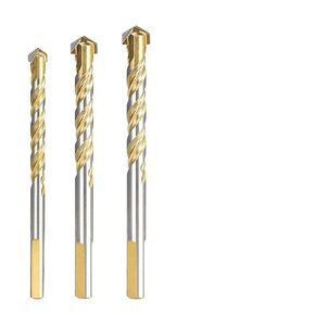 مثقاب مثلث البت 3-12 مم بتات زجاجية من البلاط الزجاجي الزجاجي الخشبي متعدد المادة ، أداة حفر فتحة ثقب ، 1PCs in Kuwait