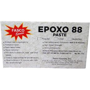 Fasco Epoxo-88 | 6min Set Epoxy Paste Clear Adhesive Glue 7oz Tube kit in Saudi Arabia