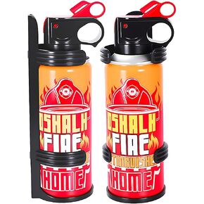 2PCS Mini Fire Extinguishers for Vehicle & Home & Kitchen- Small Portable Car Fire Extinguisher Kit with Brackets - Stay Safe Emergency Suppression for Motorcycle & RV & Kitchen in Saudi Arabia