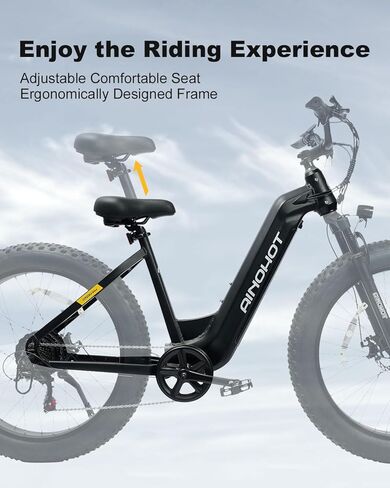 دراجة تيرا الكهربائية للبالغين ، 1000 واط الذروة Ebike ، 26 بوصة دراجة كهربائية الإطارات الدهنية ، 20 ميلاً في الساعة 56 ميلاً من الدراجة الجبلية الكهربائية ، 48 فولت 13AH محاضرة بطارية قابلة للإزالة Ebike ، UL2849 معتمدة ، إطار سبيكة الألومنيوم in Kuwait