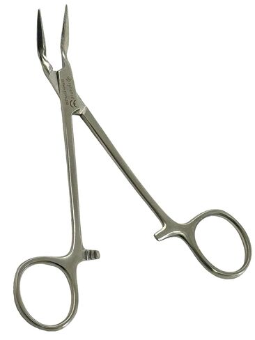 5.5" Stieglitz Splinter Fragment Forceps, Tapered, Serrated, Angled 90 Degree Fine Tipped Forceps - German Stainless Steel Dental Instruments in Kuwait