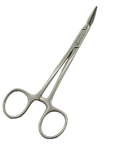 5.5" Stieglitz Splinter Fragment Forceps, Tapered, Serrated, Angled 90 Degree Fine Tipped Forceps - German Stainless Steel Dental Instruments in Kuwait