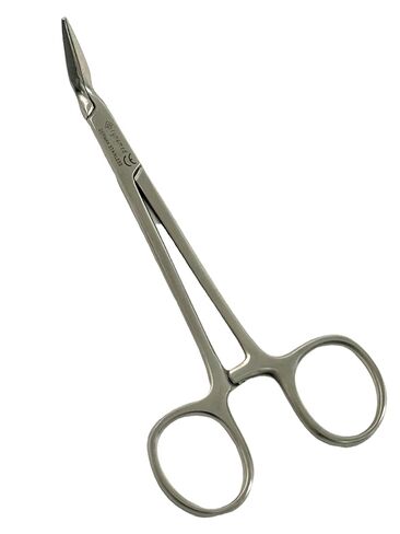 5.5" Stieglitz Splinter Fragment Forceps, Tapered, Serrated, Angled 90 Degree Fine Tipped Forceps - German Stainless Steel Dental Instruments in Kuwait