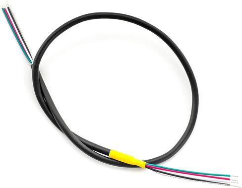MusicLily Pro 26awg مسبقًا سلك سلك سلك سلكي دوائر مكونة من 4 موصلات محمية سلك بيك آب Humbucker 45 سم (مجموعة من 6) in Saudi Arabia