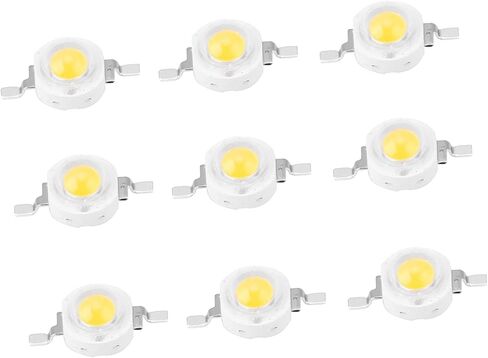 Ymiko LED Beads Light Emitting Diode Chips 1W High Power SMD DIY Lighting Fixtures for Home Decor (Warm White 3000K) in Saudi Arabia