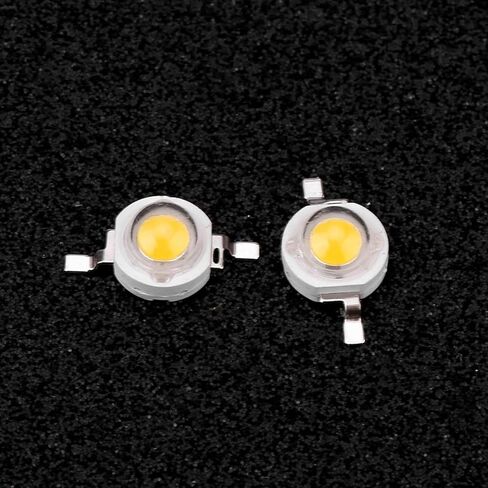 Ymiko LED Beads Light Emitting Diode Chips 1W High Power SMD DIY Lighting Fixtures for Home Decor (Warm White 3000K) in Saudi Arabia