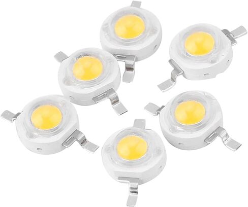 Ymiko LED Beads Light Emitting Diode Chips 1W High Power SMD DIY Lighting Fixtures for Home Decor (Warm White 3000K) in Saudi Arabia
