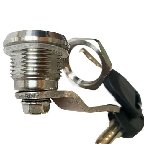 Lock 304 Stainless Cabinet Lock with 2keys 2 Cam Piece 3 Length for Mailbox Toolbox Outdoor Yacht Ships Rarelock MA121 1Pcs(Key Different) in Saudi Arabia