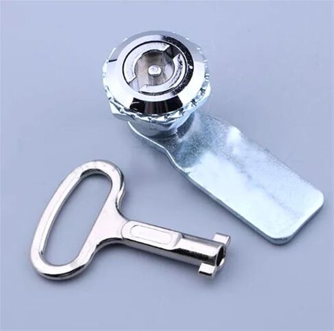 XJJ-MS705 توزيع خزانة Dustbin Triangle Lock Lock Mechanical Tipression Switch Lock 1PCs (key-wing) in Saudi Arabia