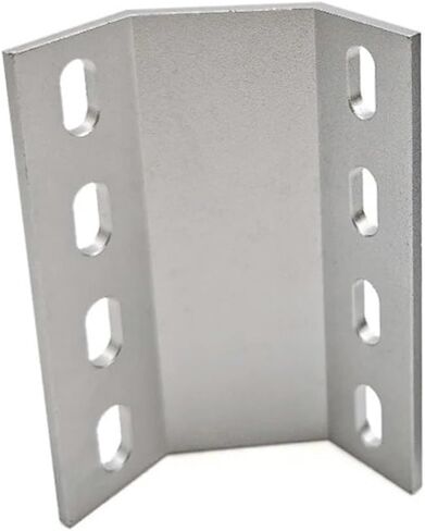 20mm 40mm 60mm 80mm Internal External Angle Bracket Connector for V-Groove Aluminum Extrusion Profiles(Black,80mm) in Saudi Arabia