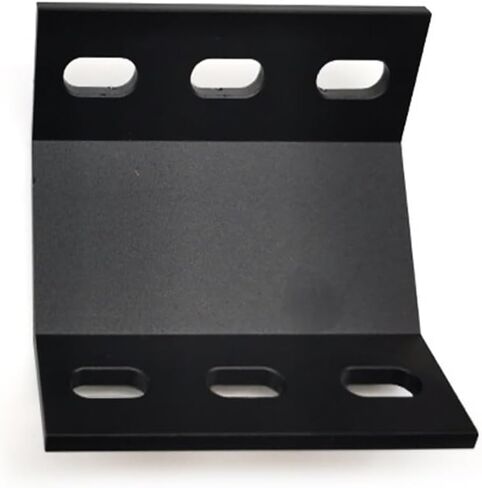 20mm 40mm 60mm 80mm Internal External Angle Bracket Connector for V-Groove Aluminum Extrusion Profiles(Black,80mm) in Saudi Arabia