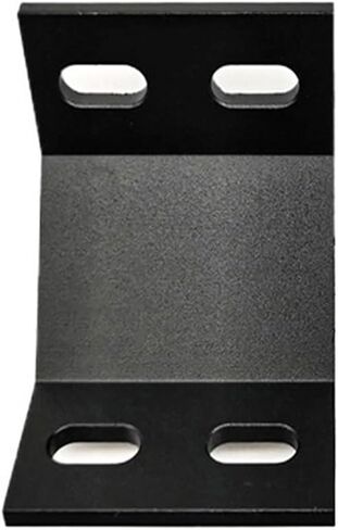 20mm 40mm 60mm 80mm Internal External Angle Bracket Connector for V-Groove Aluminum Extrusion Profiles(Black,80mm) in Saudi Arabia