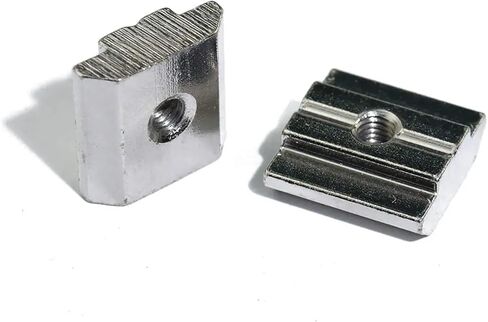 50pcs T Slide Hammer Nut Block Square Nut M3 M4 M5 M6 M8 2020 Aluminum Profile Channel Galvanized Sheet Accessories(20S-M5) in Kuwait