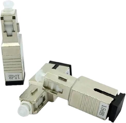 SC 15dB Attenuator Female and Male Fiber Optic Attenuator Quick Connector Metal 5 Pieces in Saudi Arabia