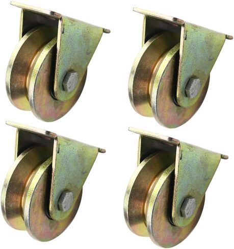 Heavy Duty Caster Wheels, Track Wheels, V-Groove Wheels, Industrial Brake Wheels, Double Bearings, Four-Piece Sets, Mechanical Equipment, Load-Bearing 600Kg in Saudi Arabia