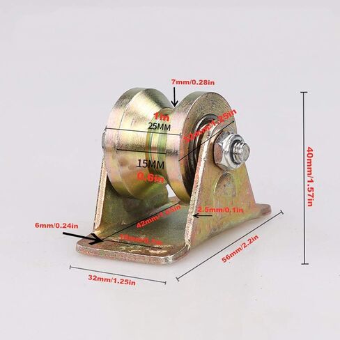 Furniture Legs Feet, V-Groove Rigid Track Wheel,Sliding Gate Roller,Colour Galvanizing,Heavy Duty Barn Door Casters,45# Steel Slide Gate Hardware,for Gate e,Industrial Ma in Saudi Arabia
