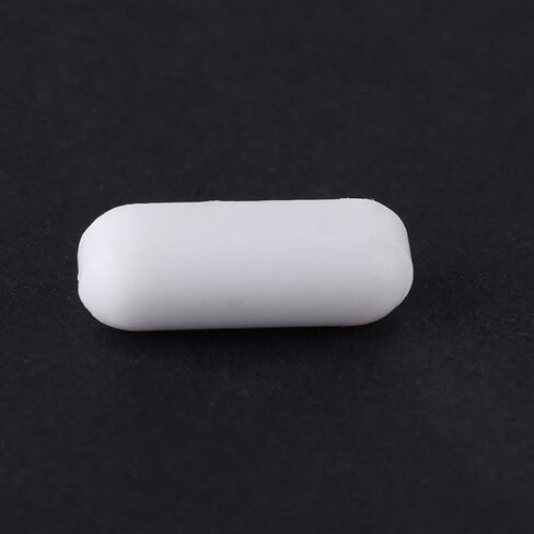 Hilitand 5 pcs أشرطة التحريك من النوع C اللون الأبيض Ptfe تحريك بار مختبر محرك مختبر براغيث مغناطيس صفيحة محرك للخلاط المغناطيسي (C5x15mm) in Kuwait