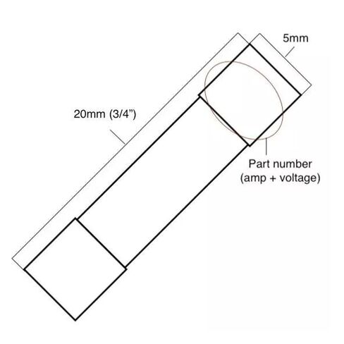 5PCS, F3.15A 250V, Ceramic Fuse 5X20mm in Kuwait