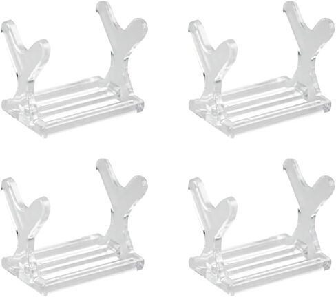 lasenersm 4 Pieces Fishing Lure Display Stand Acrylic Fishing Lure Showing Stand Shelf Fishing Lure Holder Fishing Lure Storage Organizer Fishing Lure Rack Fishing Bait Display(Transparent, S) in Saudi Arabia