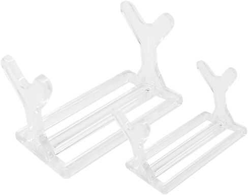 lasenersm 4 Pieces Fishing Lure Display Stand Acrylic Fishing Lure Showing Stand Shelf Fishing Lure Holder Fishing Lure Storage Organizer Fishing Lure Rack Fishing Bait Display(Transparent, S) in Saudi Arabia