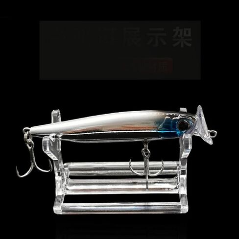 lasenersm 4 Pieces Fishing Lure Display Stand Acrylic Fishing Lure Showing Stand Shelf Fishing Lure Holder Fishing Lure Storage Organizer Fishing Lure Rack Fishing Bait Display(Transparent, S) in Saudi Arabia