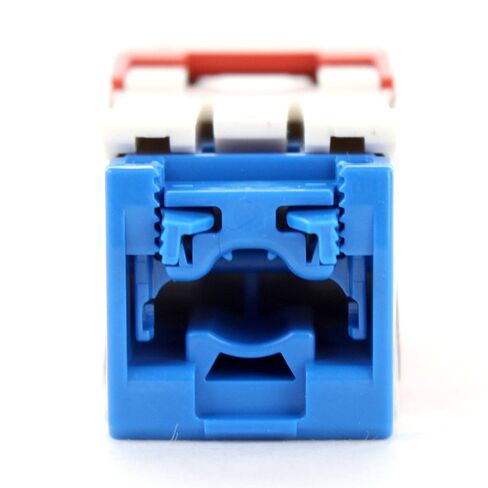 Panduit CJ6X88TGRD Mini-Com UTP RJ45 Cat6a TG-Style Jack Module, Red in Saudi Arabia