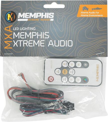 Memphis Audio 16-mxaledctr Wireless RF Remote التحكم عن بُعد لـ MXA Subwoofer LED in Saudi Arabia