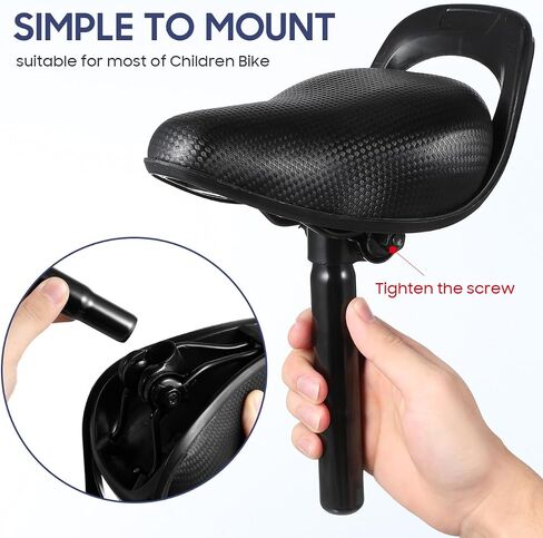 Yardwe Kids Bike Saddle: Soft Comfortable Bicycle Saddle Cushion for Boys and Girls Mountain Road Bike, Black in Saudi Arabia
