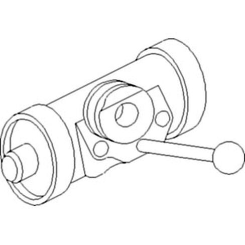 RapArts S.64074 Brake Slave Cylinder ، RH ، 6711-2604 - يناسب زيتور in Saudi Arabia