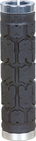 ODI Rogue 130mm PwC Lock-on Black/Silver Grips (L31RGB-S) in Saudi Arabia