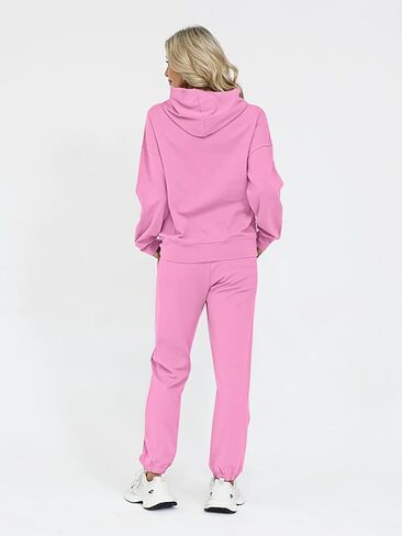 ETCYY NEW Hoodie Sets for Women 2 Piece Lounge Set Fall Outfits Clothes Oversized Sweatshirt Baggy Sweatpants in Kuwait