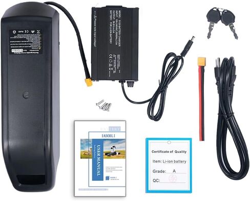 48v 30ah 52v 30ah ebike Lithium Battery Polly-DP-9 for 0W-1500W Motor Motor Kit مع 35A BMS XT60 PLUCT 3A Charger in Saudi Arabia