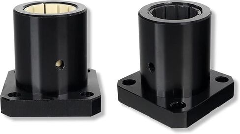 1pcs Linear Bearing self-lubricating Engineering Plastic Sliding Sleeve LMK10 LMK12 LMK16-50(Brown,J1-LMK12 12X21X30mm) in Saudi Arabia