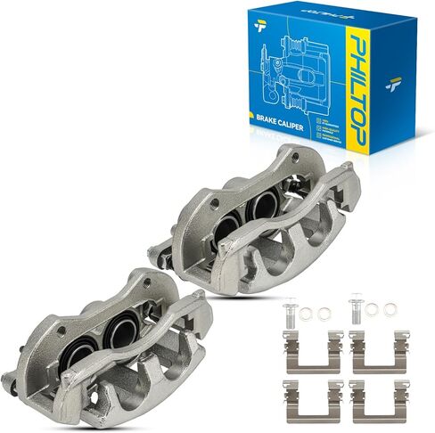 PHILTOP 18B4805 18B4804 Rear Disc Brake Caliper Assembly Fit for Chevrolet GMC 2002-2009 Trailblazer, 2002-2009 Envoy, 2002-2006 Trailblazer EXT, 2002-2006 Envoy XL, Rainier, Rear Driver and Passenger in Saudi Arabia