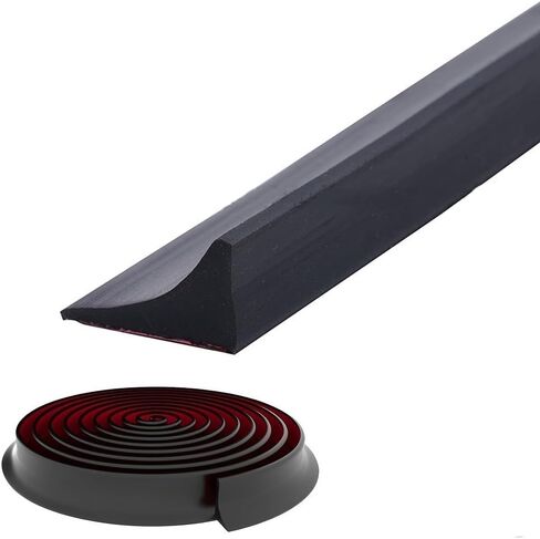 Shower Threshold Water Dam,Self Adhesive Silicone Waterproof Barrier Bathroom and Kitchen Shower Water Stopper Guard for Dry And Wet Separation Caulk Seal Strip Edge Trim(78Inch, White) in Saudi Arabia