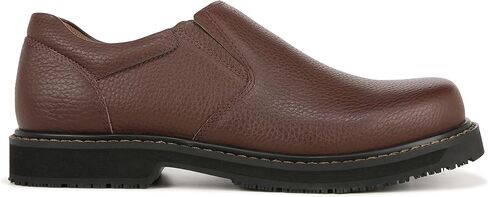 Dr. Scholl's Shoes Men's Winder II Work Shoe, Brown Tumbled Leather, 8.5 Wide US in Saudi Arabia