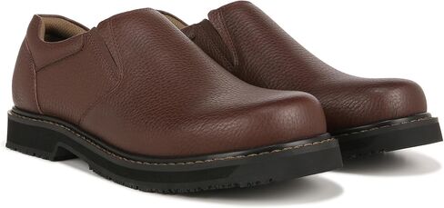 Dr. Scholl's Shoes Men's Winder II Work Shoe, Brown Tumbled Leather, 8.5 Wide US in Saudi Arabia
