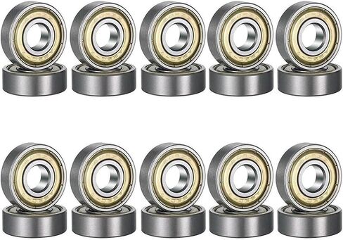 10pcs/Lot Ball Bearing 625zz 5x16x5mm Carbon Steel Bearings 607 623 626 688 685 687 608 for Scooter (685zz 5x11x5mm ، 40pcs) in Saudi Arabia