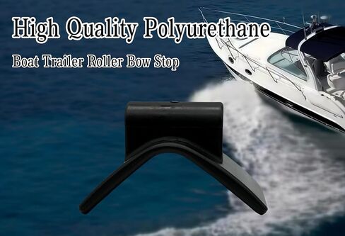 3" Boat Trailer Bow Stop fits 3" Bracket with 1/2" Shaft - Boat Trailer V-Shape Roller for Secure Boat Launching & Loading - Compatible with Most Boat Trailers in Saudi Arabia