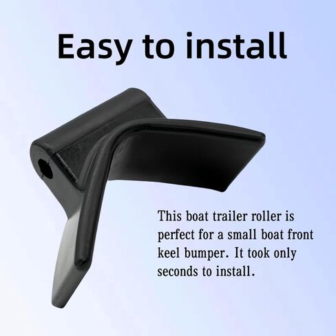 3" Boat Trailer Bow Stop fits 3" Bracket with 1/2" Shaft - Boat Trailer V-Shape Roller for Secure Boat Launching & Loading - Compatible with Most Boat Trailers in Saudi Arabia