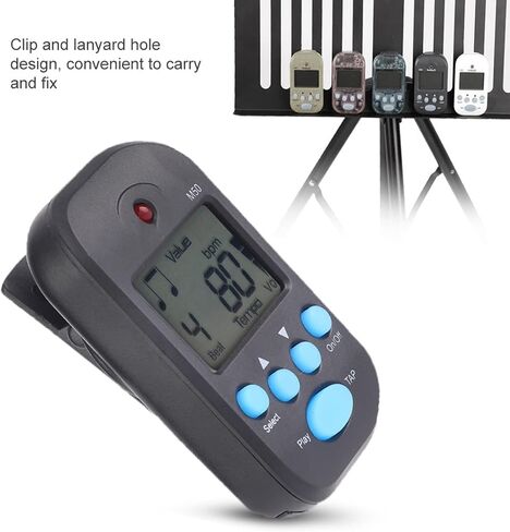 LCD Digital M50 Metronome Tempo Guitar Music Portable in Saudi Arabia