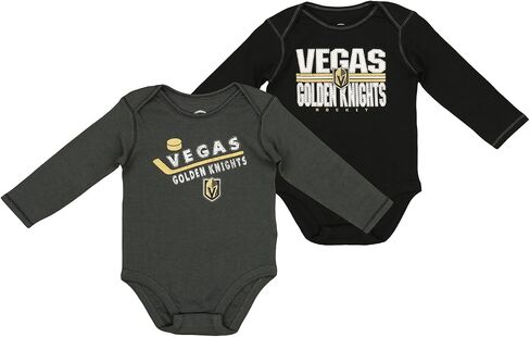 Outerstuff NHL Teams Newborn Baby and Infant Long Sleeve Bodysuit 2 pack (0m - 18m) in Saudi Arabia