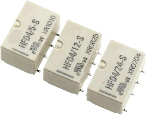 5pcs ترحيل إشارة HFD4/3-S HFD4/5-S HFD4/12-S HFD4/24-S 3V 5V 12V 24V 2A 8-PIN تحويل مجموعة SMD (12V) in Saudi Arabia