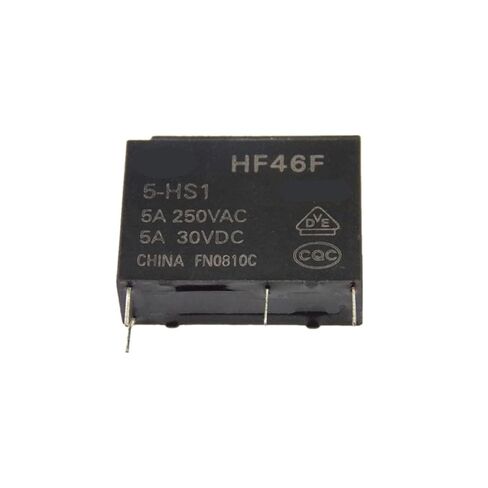 5pcs 4pin HF46F-005-HS1 HF46F-012-HS1 HF46F-024-HS1 HF46F-5-12 -24-HS1 5A250VAC Relays (HF46F-005-HS1) in Saudi Arabia